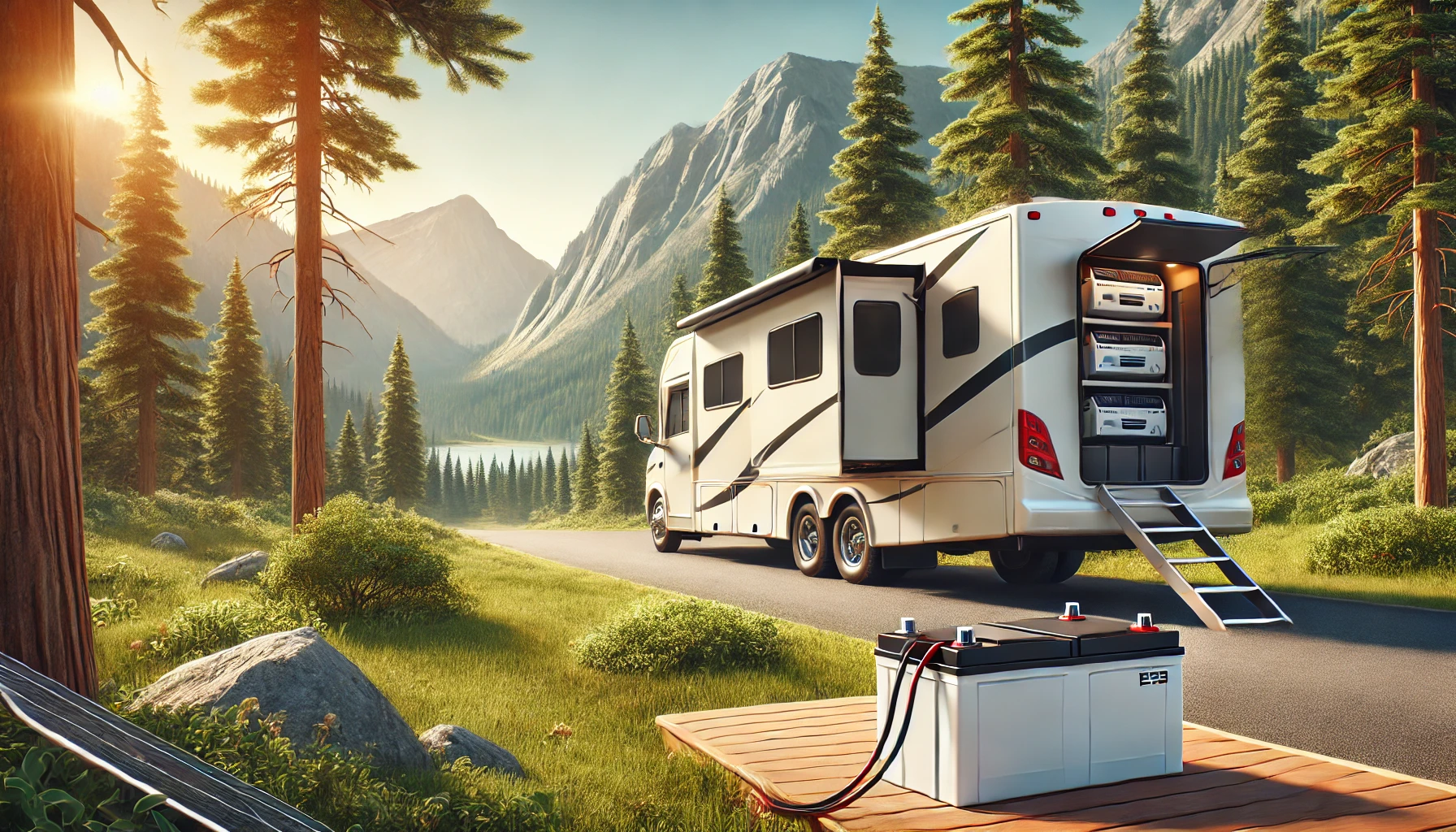 Recreational Vehicle in Nature