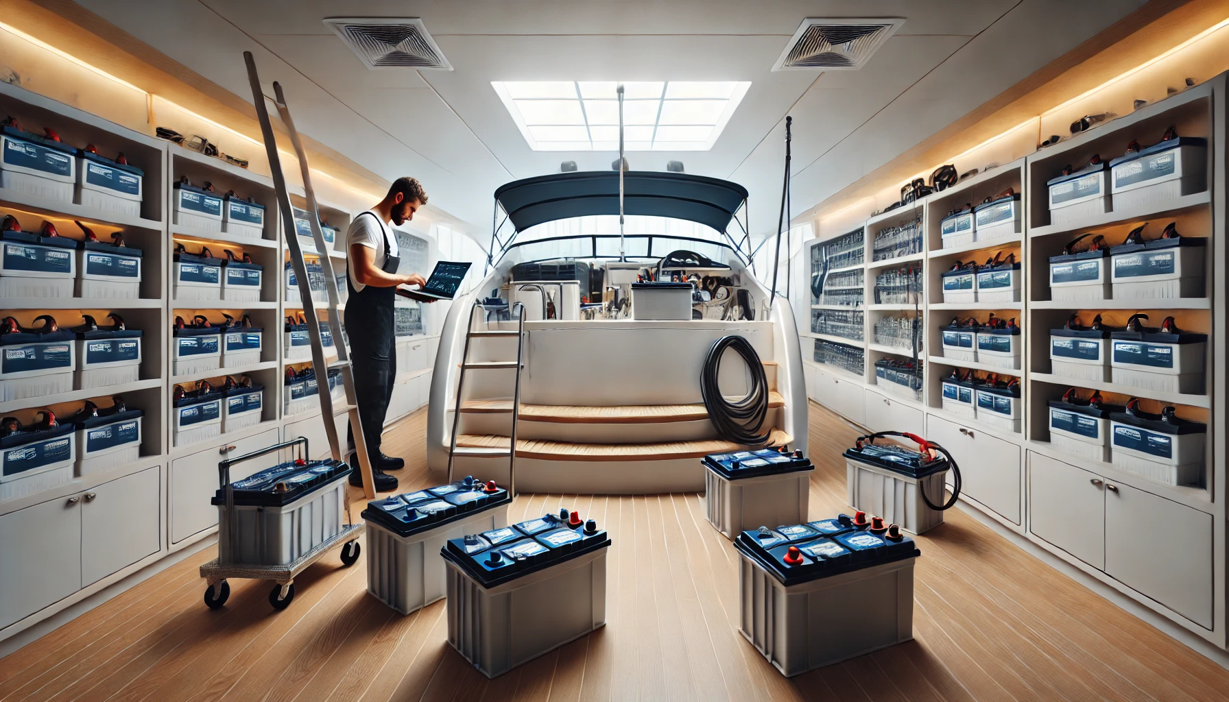 Professional Yacht Maintenance Area